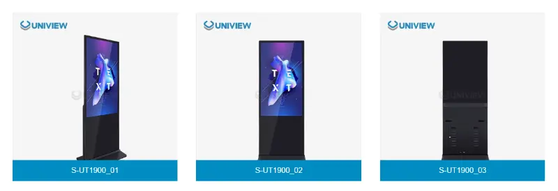 Ultra-Thin Floor Standing Digital Totem-S-UT1900