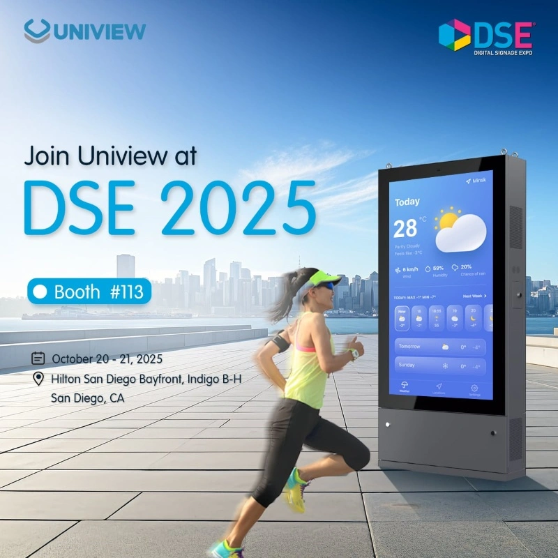 Connect with Uniview at Digital Signage Experience 2025 in San Diego