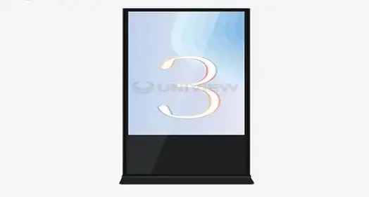 Indoor standing digital screens