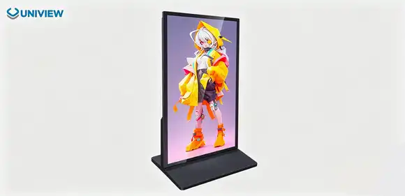 Indoor free standing digital signage