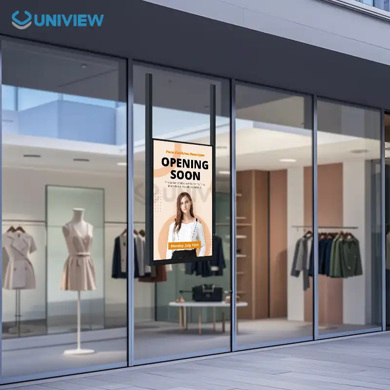 Future-Ready Portrait LCD Window Display Solutions