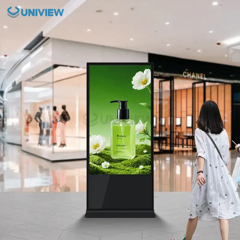 Full Glass Dual-Sided Digital Signage for High-End Retail