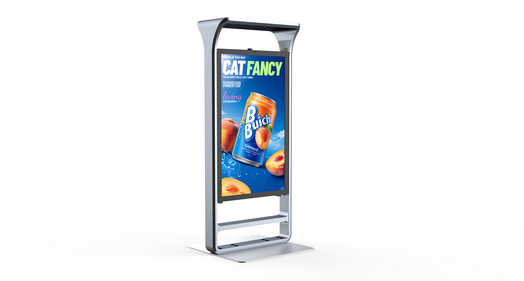 Free Standing Digital Display Mobility Features