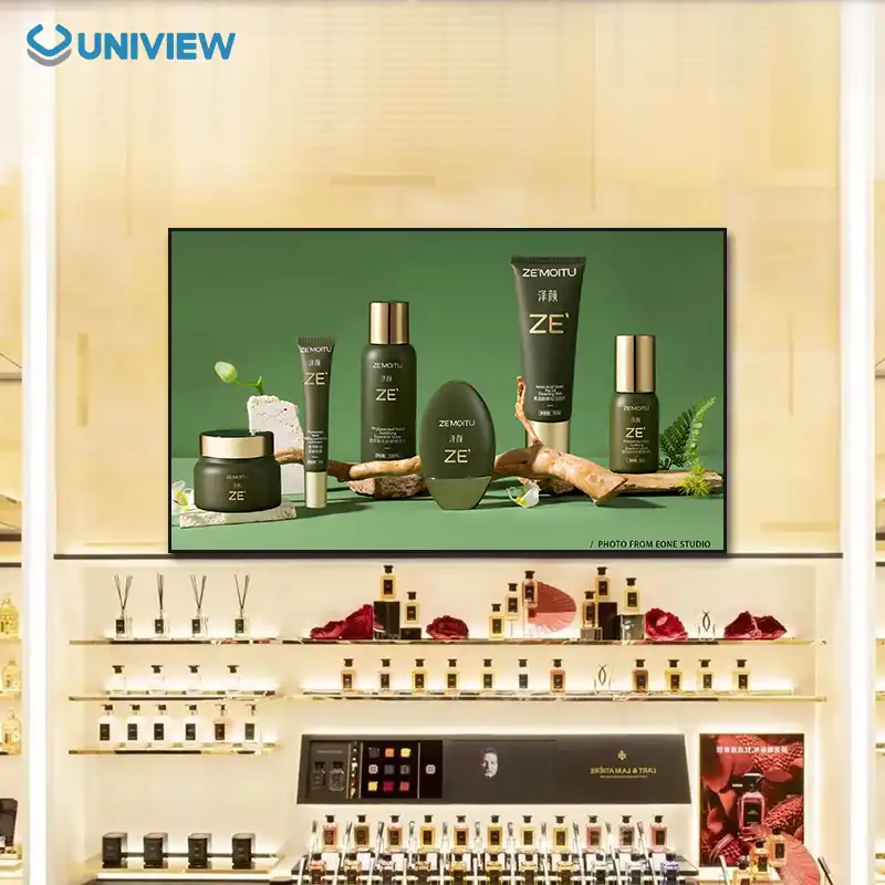Why Are Uniview LCD S-WI300H Wall Mounted Displays Popular in Cosmetics and Beauty Retails?