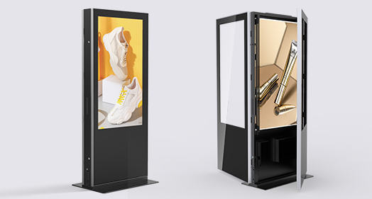 What Security Features Protect Floor Standing LCD Advertising Players?