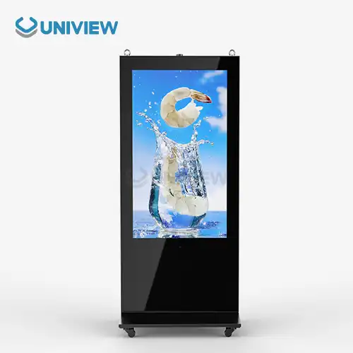 55 Inch Outdoor Floor Stand Kiosk