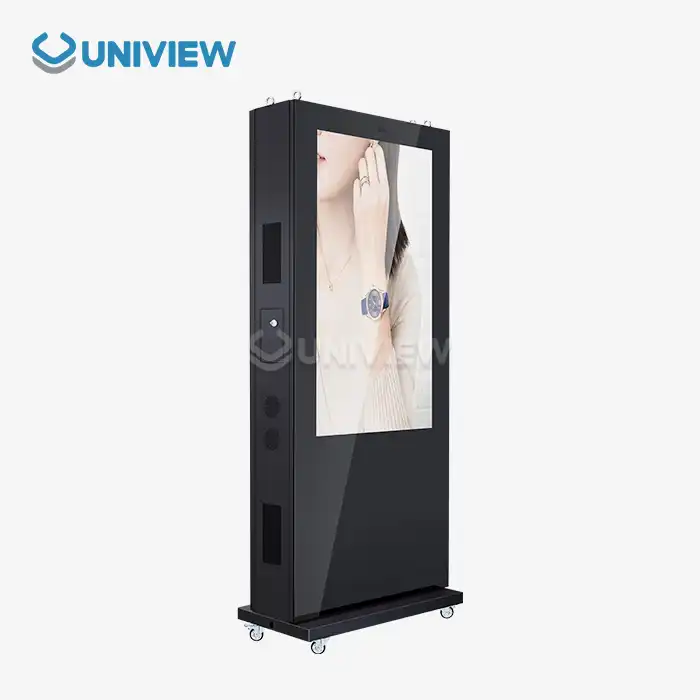 Full Glass Dual-Sided Digital Signage