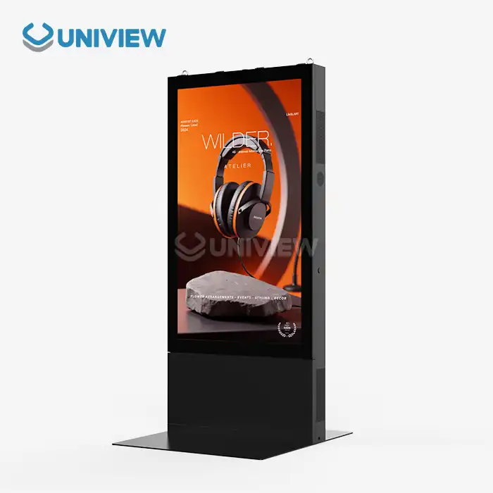 75 Inch Outdoor Floor Standing Kiosk
