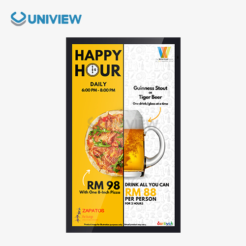 Outdoor Wall-Mounted Digital Signage Optical Bonding Screen